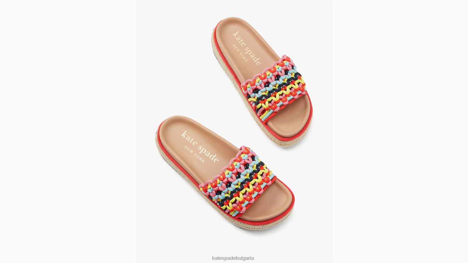 обувки Kate Spade vita сандали с пързалка на платформа мулти Жени 2N00B481