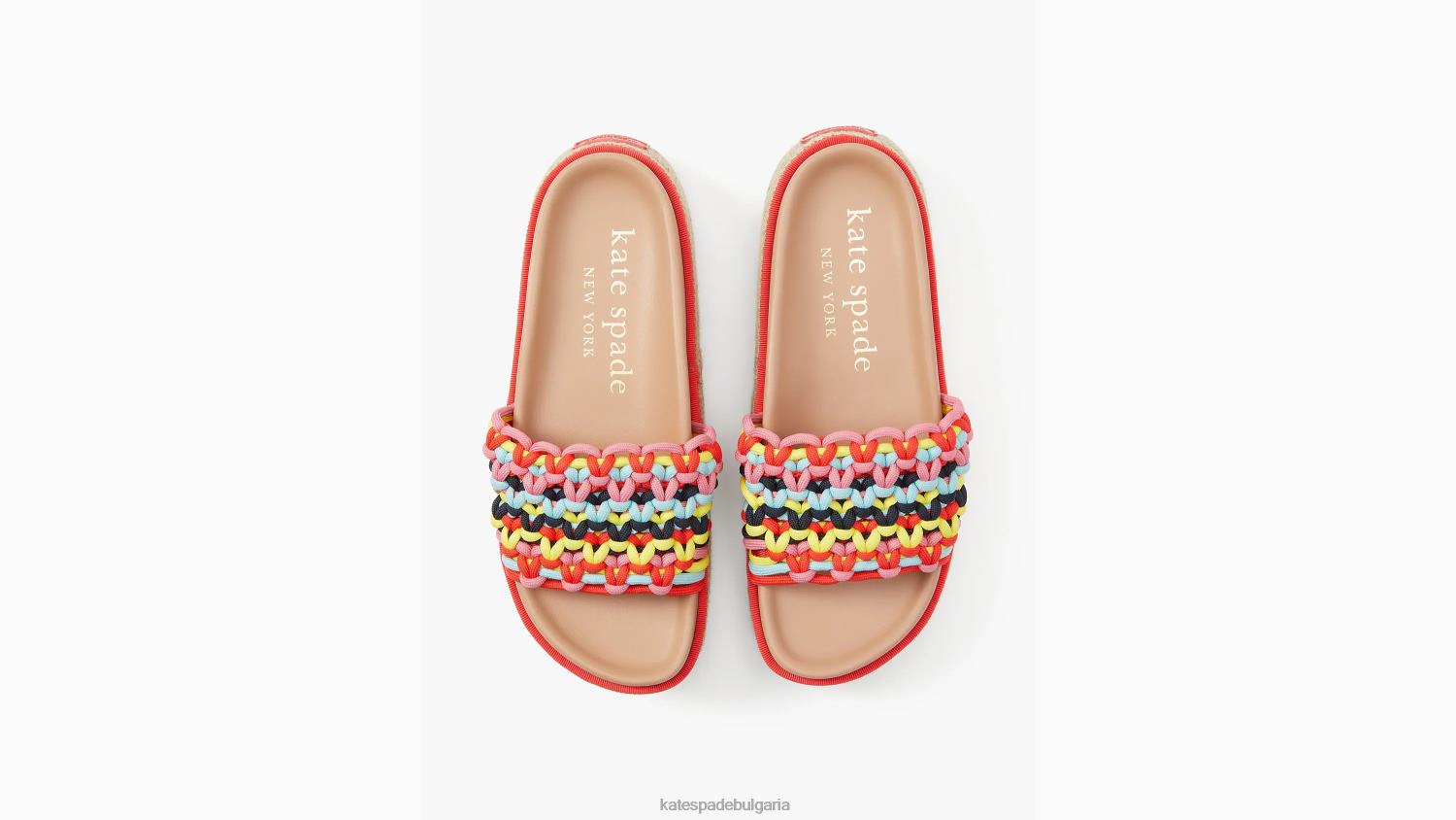 обувки Kate Spade vita сандали с пързалка на платформа мулти Жени 2N00B481